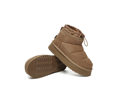 UGG EVERAU® UGG Boots Women Sheepskin Wool Drawstring Platform Picken-PEROZ Accessories
