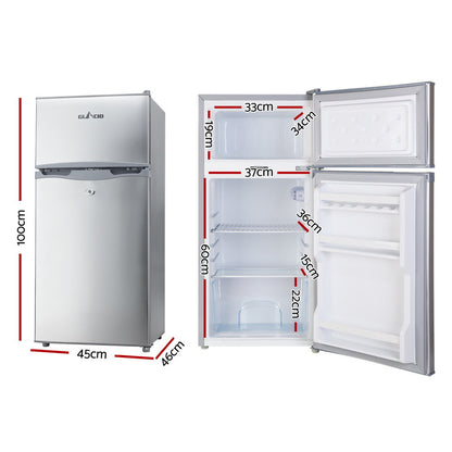 Glacio 100L Portable Fridge Freezer Bar Upright 12V/24V/240V Camping Caravan-Appliances > Fridges-PEROZ Accessories