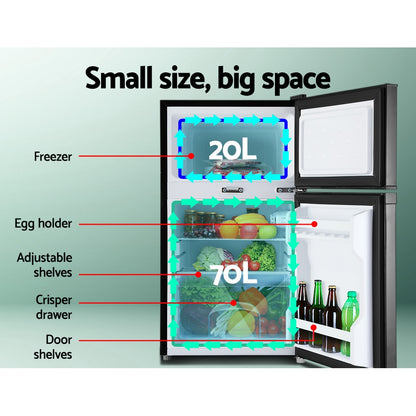 Glacio 90L Portable Fridge Freezer Bar Upright 12V/24V/240V Camping Caravan-Fridges-PEROZ Accessories