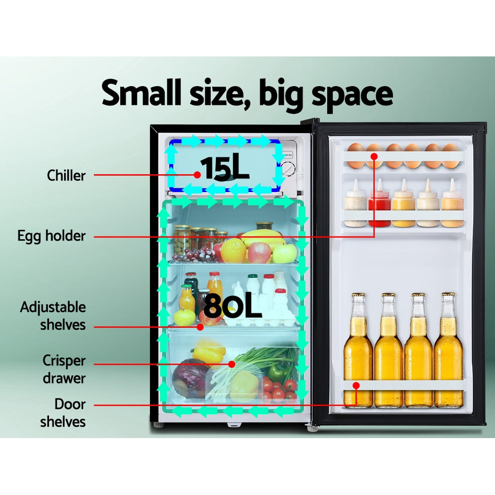 Glacio 95L Portable Fridge Freezer Bar Upright 12V/24V/240V Camping Caravan-Fridges-PEROZ Accessories