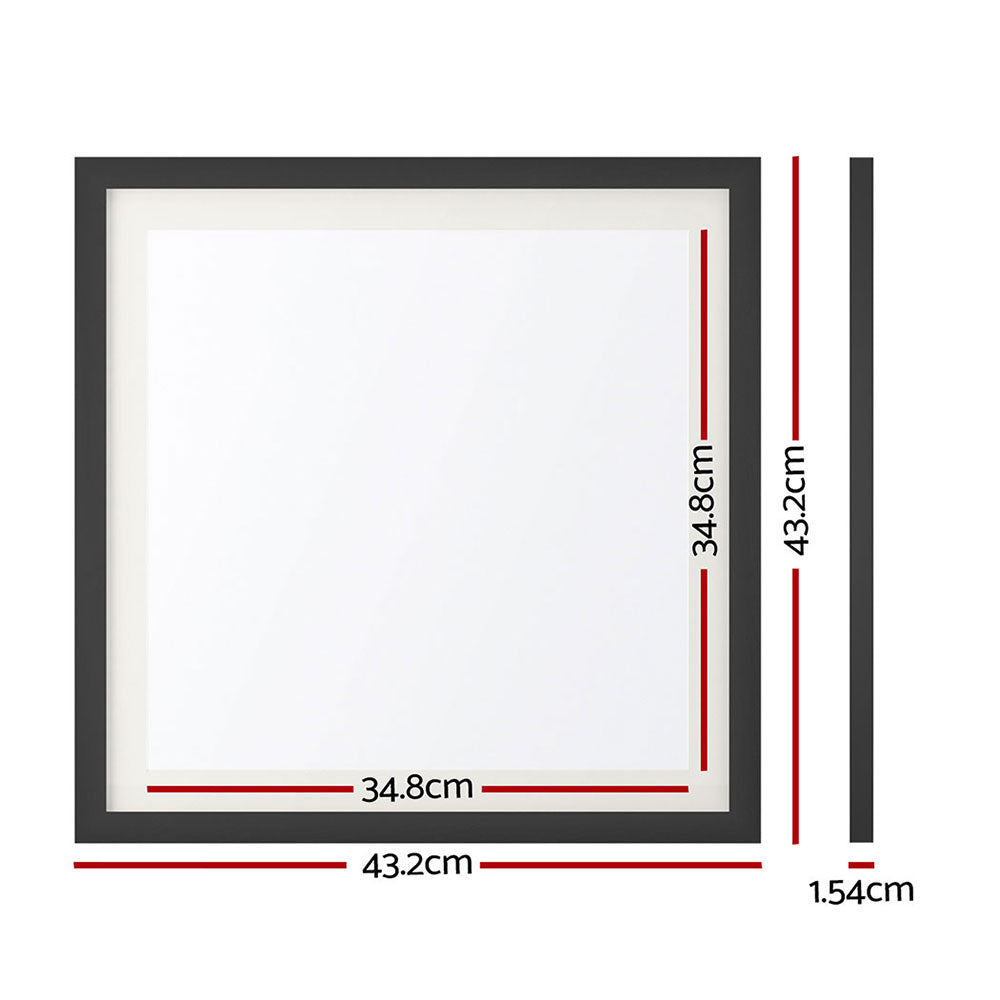 Artiss Photo Frame 2PCS Set Black-Home &amp; Garden &gt; Decor &gt; Picture Frames-PEROZ Accessories