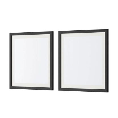 Artiss Photo Frame 2PCS Set Black-Home &amp; Garden &gt; Decor &gt; Picture Frames-PEROZ Accessories