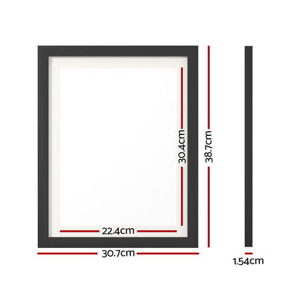 Artiss Photo Frame 3PCS Set Black-Home &amp; Garden &gt; Decor &gt; Picture Frames-PEROZ Accessories