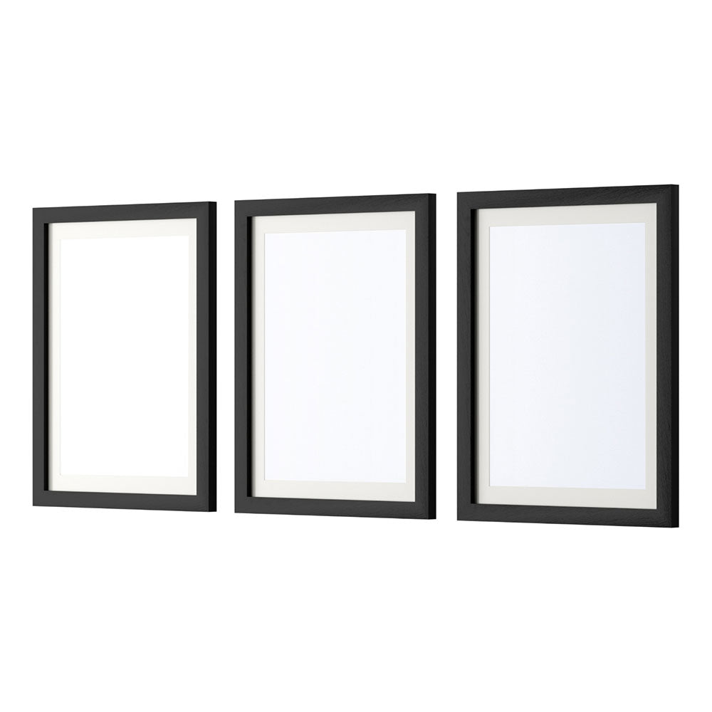 Artiss Photo Frame 3PCS Set Black-Home &amp; Garden &gt; Decor &gt; Picture Frames-PEROZ Accessories