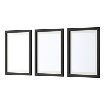 Artiss Photo Frame 3PCS Set Black-Home &amp; Garden &gt; Decor &gt; Picture Frames-PEROZ Accessories