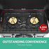 Devanti Portable Gas Oven LPG Silver-Appliances > Kitchen Appliances-PEROZ Accessories