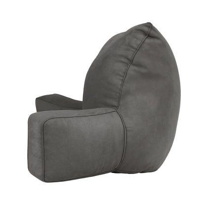 Giselle Reading Pillow Back Rest Lumbar Support Cushion Grey-Home &amp; Garden > Bedding > Pillows-PEROZ Accessories