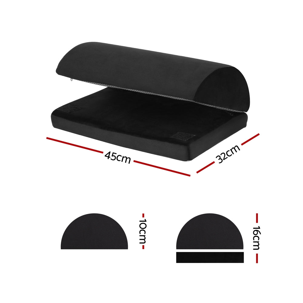 Giselle Memory Foam Footrest Cushion Adjustable Pillow-Home &amp; Garden &gt; Bedding &gt; Pillows-PEROZ Accessories