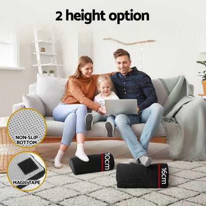 Giselle Memory Foam Footrest Cushion Adjustable Pillow-Home &amp; Garden &gt; Bedding &gt; Pillows-PEROZ Accessories