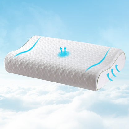 Giselle Memory Foam Pillow Contour Neck-Home &amp; Garden &gt; Bedding-PEROZ Accessories