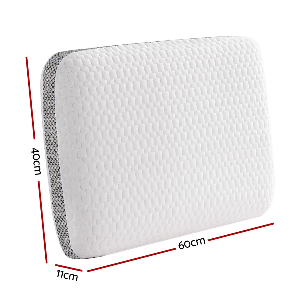 Giselle Memory Foam Pillow-Home &amp; Garden &gt; Bedding-PEROZ Accessories