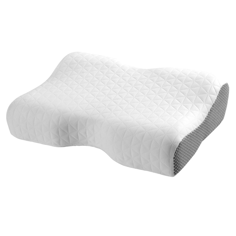Giselle Memory Foam Pillow Contour Neck-Home &amp; Garden &gt; Bedding-PEROZ Accessories