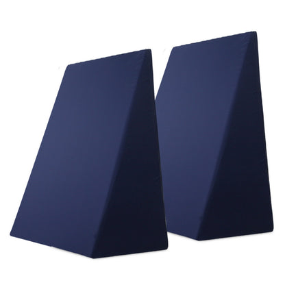 Giselle Bedding Wedge Pillow Blue Twin Pack-Home &amp; Garden &gt; Bedding &gt; Pillows-PEROZ Accessories