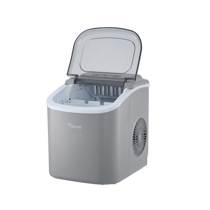 Vevare Portable Ice Maker Machine Ice Cube Tray 12kg Grey-Ice Makers-PEROZ Accessories