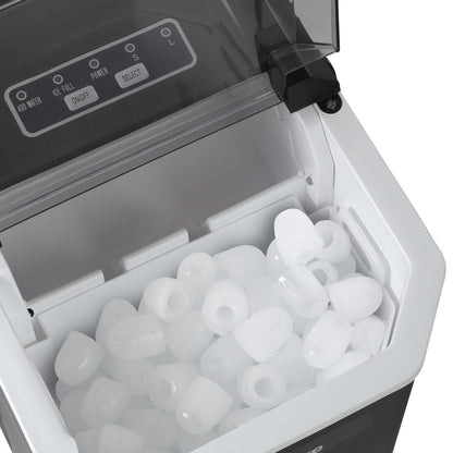 Vevare Portable Ice Maker Machine with Handle 12kg Black-Ice Makers-PEROZ Accessories