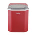Vevare Portable Ice Maker Machine with Handle 12kg Red-Ice Makers-PEROZ Accessories