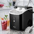 Vevare Nugget Portable Ice Maker with Ice Cube Scoop 15kg Black-Ice Maker-PEROZ Accessories