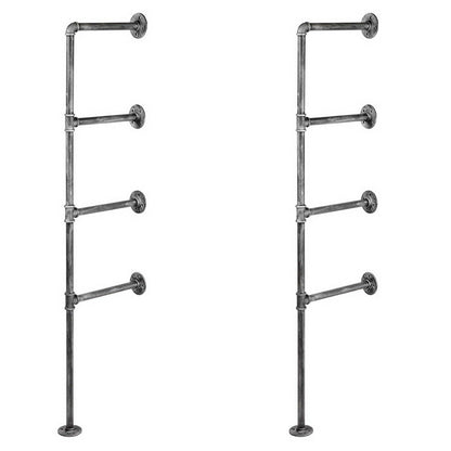 Artiss Floating DIY Pipe Shelf Metal Brackets Set of 2-Furniture &gt; Living Room-PEROZ Accessories
