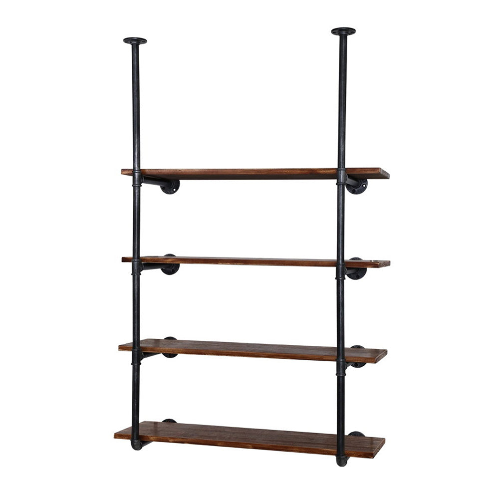 Artiss Bookshelf DIY Pipe Shelf 4 Tiers - INGE-Home &amp; Garden &gt; DIY-PEROZ Accessories