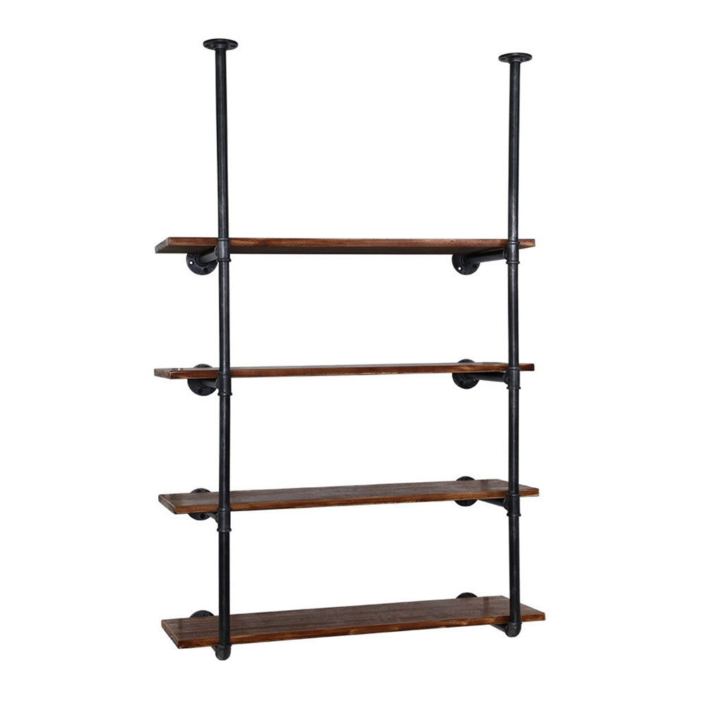 Artiss Bookshelf DIY Pipe Shelf 4 Tiers - INGE-Home &amp; Garden &gt; DIY-PEROZ Accessories