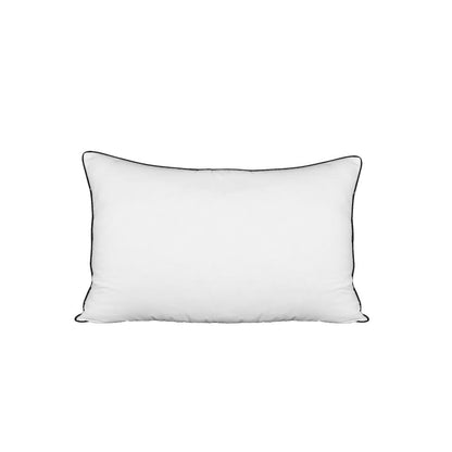 Bedra 75 x 50cm Pillow with Duck Feather Standard Pillow Cotton Cover Twin Pack-Pillows-PEROZ Accessories