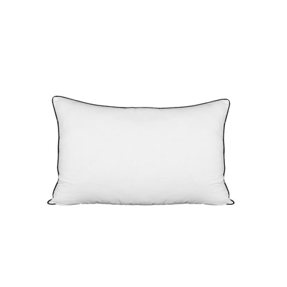 Bedra 75 x 50cm Pillow with Duck Feather Standard Pillow Cotton Cover Twin Pack-Pillows-PEROZ Accessories