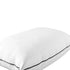 Bedra 75 x 50cm Pillow with Duck Feather Standard Pillow Cotton Cover Twin Pack-Pillows-PEROZ Accessories