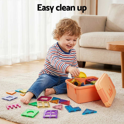 Keezi 120pcs Kids Magnetic Tiles Blocks Building Educational Toys Children Gift-Baby &amp; Kids > Baby &amp; Kid&