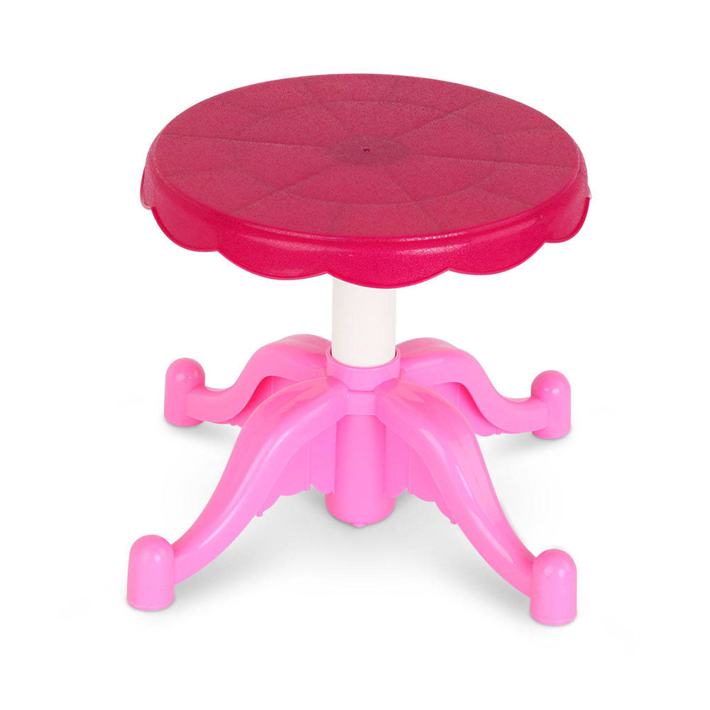 Keezi Kids Pretend Makeup Play Set Dressing Table Chair Girls Toys Children-Dressing Tables-PEROZ Accessories