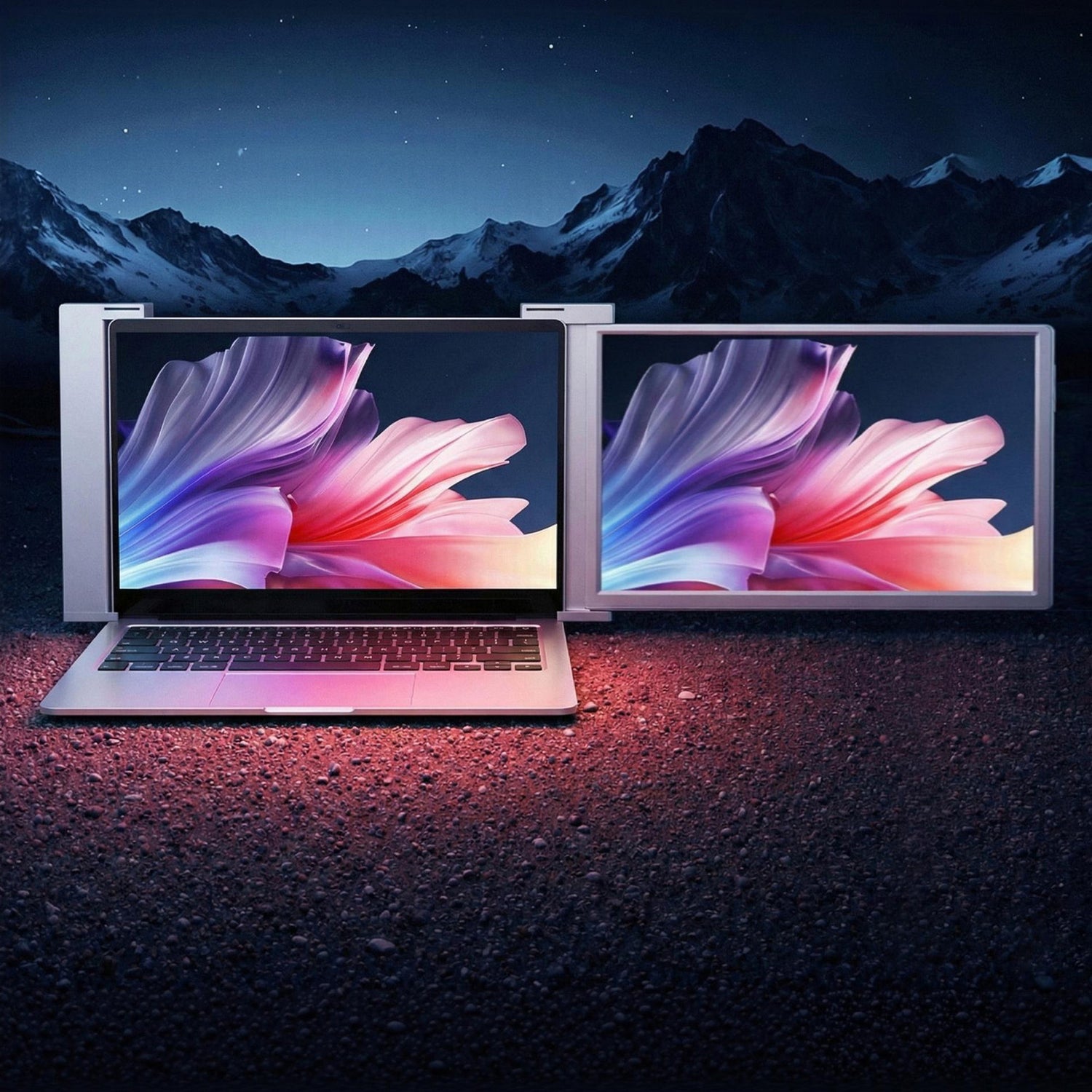 Devanti Portable Monitor Laptop Screen Extender Dual Display 1080P IPS USB C-Electronics > Computer Accessories > Computer Monitors &amp; Accessories-PEROZ Accessories