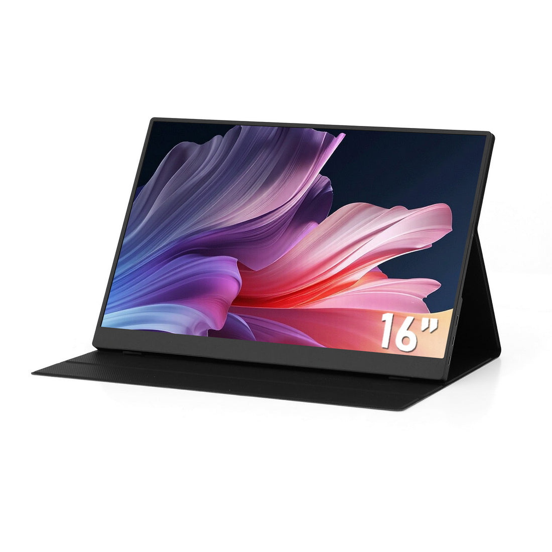 Devanti Portable Monitor Laptop Extender USB C Travel Display 16 Inch Black-Electronics > Computer Accessories > Computer Monitors &amp; Accessories-PEROZ Accessories