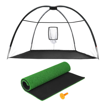 Everfit 3.5m Golf Practice Net with Driving Mat Training Aid Target Hitting-Sports &amp; Fitness &gt; Golf &gt; Golf Training Aids-PEROZ Accessories