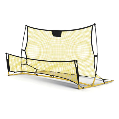Everfit 2.1m Football Soccer Net Portable Goal Net Rebounder Sports Training Yellow-Sports &amp; Fitness > Ball Sports > Soccer &amp; Soccer Accessories-PEROZ Accessories