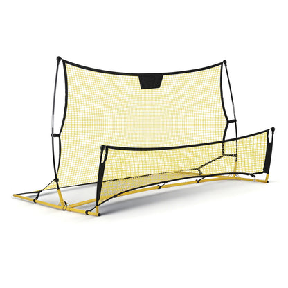 Everfit 2.1m Football Soccer Net Portable Goal Net Rebounder Sports Training Yellow-Sports &amp; Fitness > Ball Sports > Soccer &amp; Soccer Accessories-PEROZ Accessories