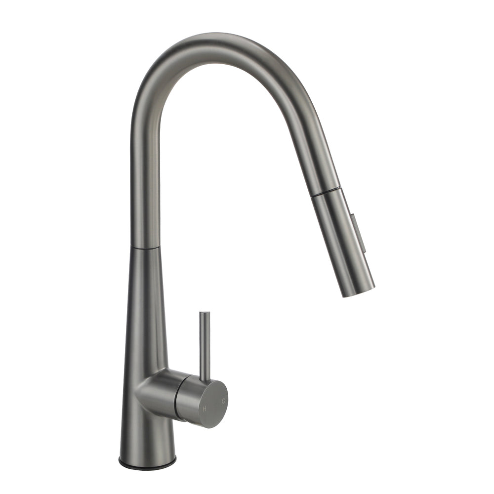 Welba Kitchen Mixer Tap Pull Out Faucet 2-Mode Swivel Grey-Faucet-PEROZ Accessories