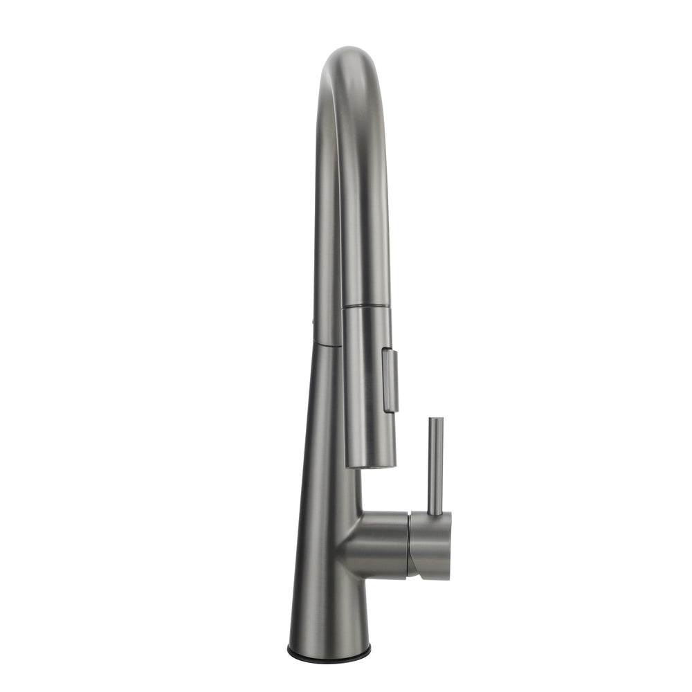 Welba Kitchen Mixer Tap Pull Out Faucet 2-Mode Swivel Grey-Faucet-PEROZ Accessories