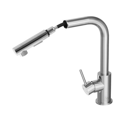Welba Kitchen Mixer Tap Pull Out Faucet Sink Basin Brass Swivel 2 Modes Chrome-Faucet-PEROZ Accessories