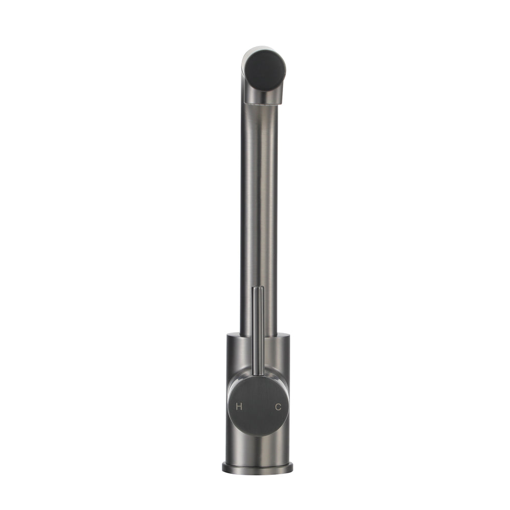 Welba Kitchen Mixer Tap Pull Out Faucet Swivel 2 Modes Grey-Faucet-PEROZ Accessories