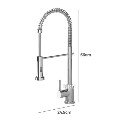 Welba Kitchen Mixer Tap Pull Out Sink Faucet Basin Swivel 2 Modes WELS Chrome-Faucet-PEROZ Accessories