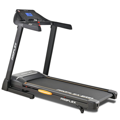 PROFLEX TRX4 Electric Treadmill, Medium Size, Foldable, Suspension, Bluetooth, USB/MP3, Pulse Sensors, Fitness Tracker-Walking Pad-PEROZ Accessories