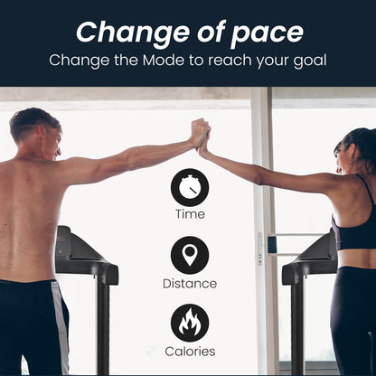 PROFLEX TRX4 Electric Treadmill, Medium Size, Foldable, Suspension, Bluetooth, USB/MP3, Pulse Sensors, Fitness Tracker-Walking Pad-PEROZ Accessories