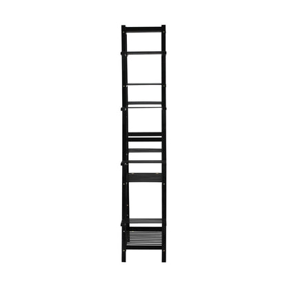 Livsip Plant Stand 12-shelf Bamboo Frame Black-Plant Stand-PEROZ Accessories