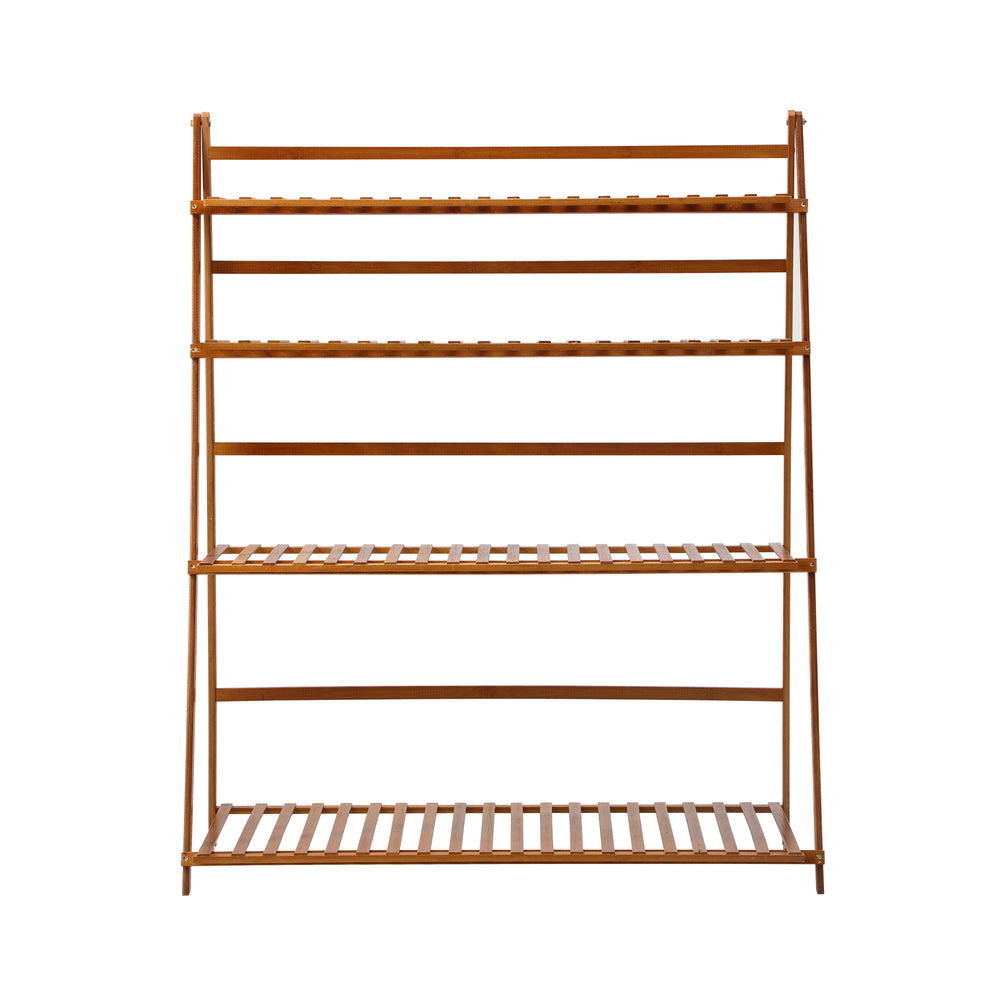 Livsip Plant Shelf Rack Display Stand 4-tier Indoor Outdoor-Plant Stand-PEROZ Accessories