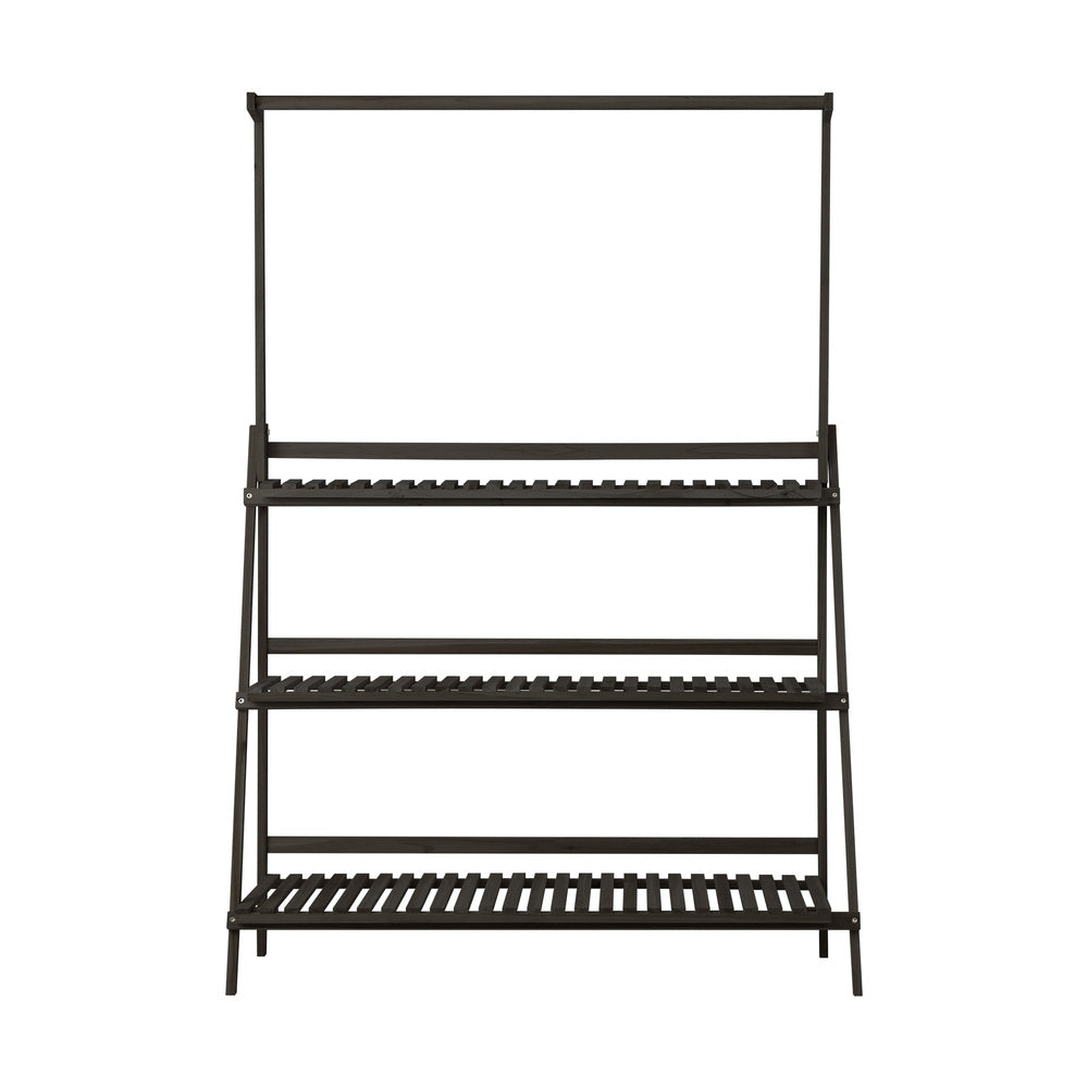 Livsip 3 Tier Plant Stand Indoor Outdoor Garden Planter Flower Pot Shelf Wooden-Plant Stand-PEROZ Accessories