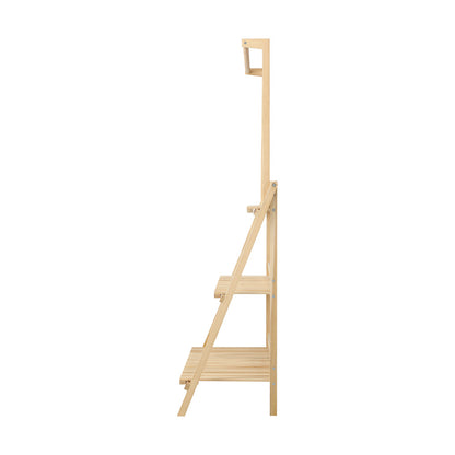 Livsip Plant Stand Outdoor Indoor Wooden Flower Pots Rack Corner Planter Shelf-Plant Stand-PEROZ Accessories