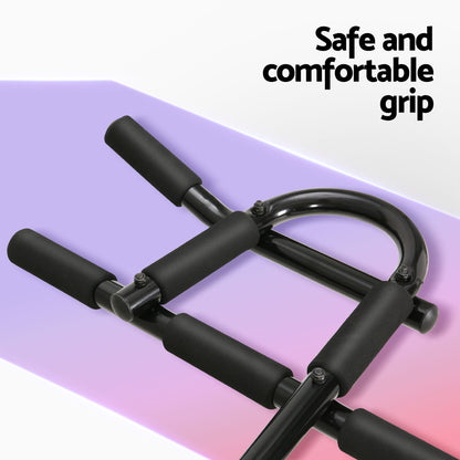Everfit Pull Up Bar 104CM Doorway Chin Up Horizontal Bar Gym-Sports &amp; Fitness &gt; Exercise, Gym &amp; Fitness &gt; Gymnastics-PEROZ Accessories