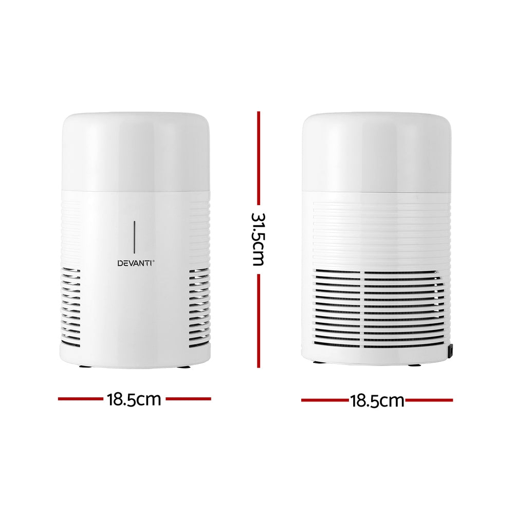 Devanti Air Purifier HEPA Filter Home Purifiers Dust Sensor PM2.5 Remover-Appliances &gt; Aroma Diffusers &amp; Humidifiers-PEROZ Accessories