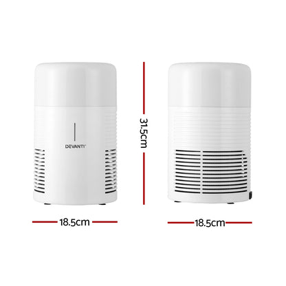 Devanti Air Purifier HEPA Filter Home Purifiers Dust Sensor PM2.5 Remover-Appliances &gt; Aroma Diffusers &amp; Humidifiers-PEROZ Accessories