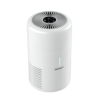 Devanti Air Purifier HEPA Filter Home Purifiers Dust Sensor PM2.5 Remover-Appliances &gt; Aroma Diffusers &amp; Humidifiers-PEROZ Accessories