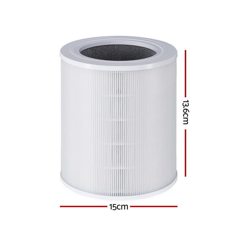 Devanti Air Purifier 4 Layers HEPA Replacement Filter-Appliances > Aroma Diffusers &amp; Humidifiers > Purifiers-PEROZ Accessories